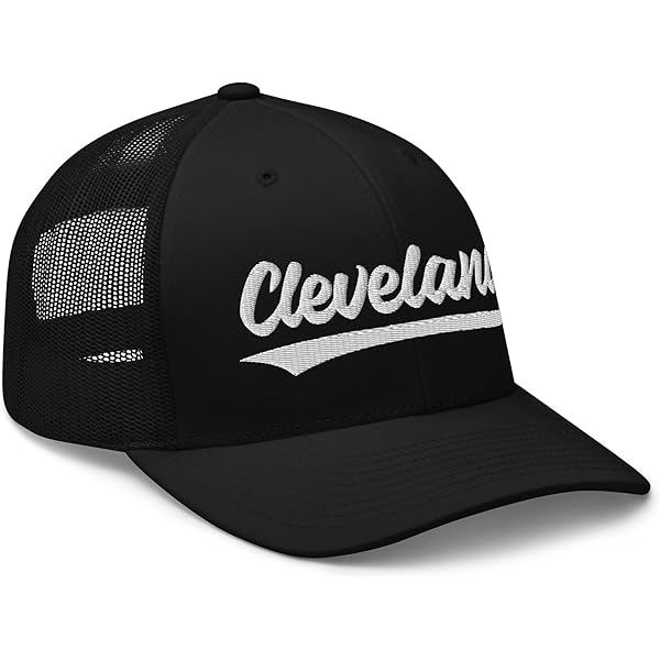 NOFO Clothing Co 216 Cleveland Snapback Trucker Hat, Black