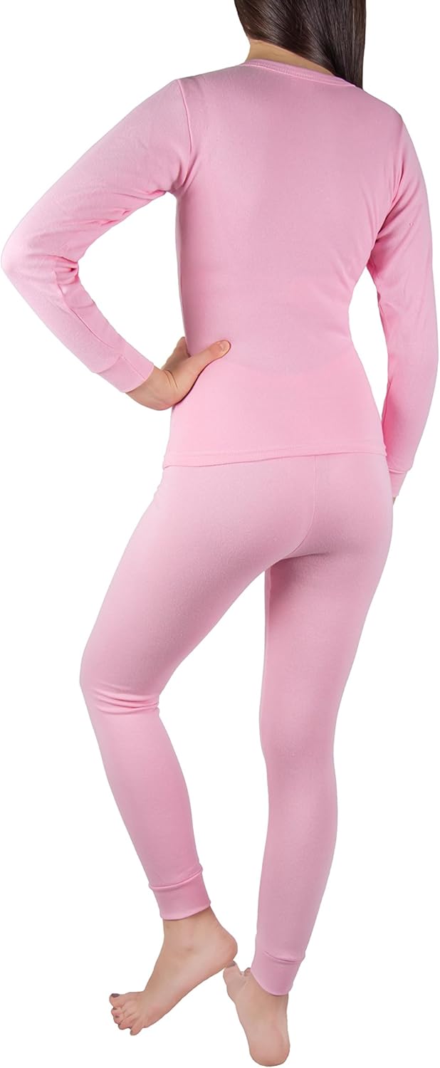 Andrew Scott Women's 2 Pack Long Thermal Fleece Cotton Legging Pants at  Women’s Clothing store