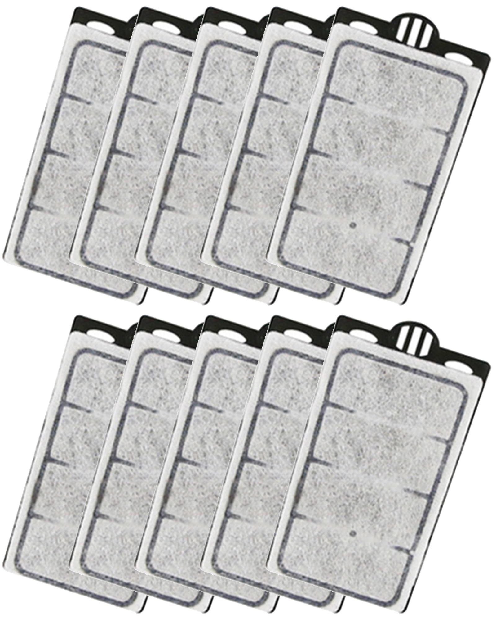 Photo 1 of Moonorange 10 Pack Auqarium Filter Replacement Plates, Turtle Tank Filter Sponges, Suitable for 3.5W 280L/H Low-Water Filter