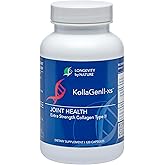 Longevity by Nature Extra Strength KollaGen II-XS- Collagen Type II with Hyaluronic Acid, Chondroitin, and Glucosamine – Joint Support, 120 Capsules.