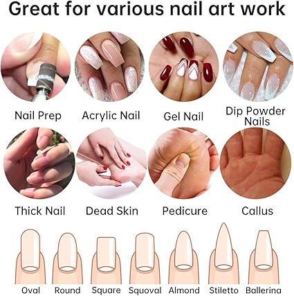 Nail Milling Machine For Gel Nails Electric Nail File 35 000 Rpm Manicure Pedicure Set Rechargeable With Led Display Foot Pedal And 6 Bits Amazon De Drogerie Korperpflege