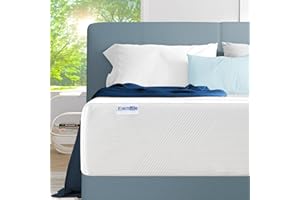 ELEMUSE Queen Mattress 8 Inch Cooling Gel Memory Foam Mattress, CertiPUR-US® Certified Breathable Bed in a Box for Pressure Relief, Fiberglass-Free