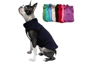 JACKO & CO - Fleece Vest Sweater with Leash Ring - Soft Lightweight Breathable for Puppies Small Medium Dogs, Kitten, Cats, Chihuahua - Warm for Fall/Autumn/Winter (Black, Small 4-6lbs)