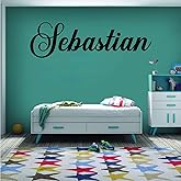 Multiple Font Custom Name Nursery Wall Decal Vinyl Sticker | Home Décor | Custom Kids Room Decal | Bedside Decals | Children’s Room| Car | Laptop