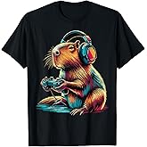 Capybara Funny Video Games Capybara T-Shirt