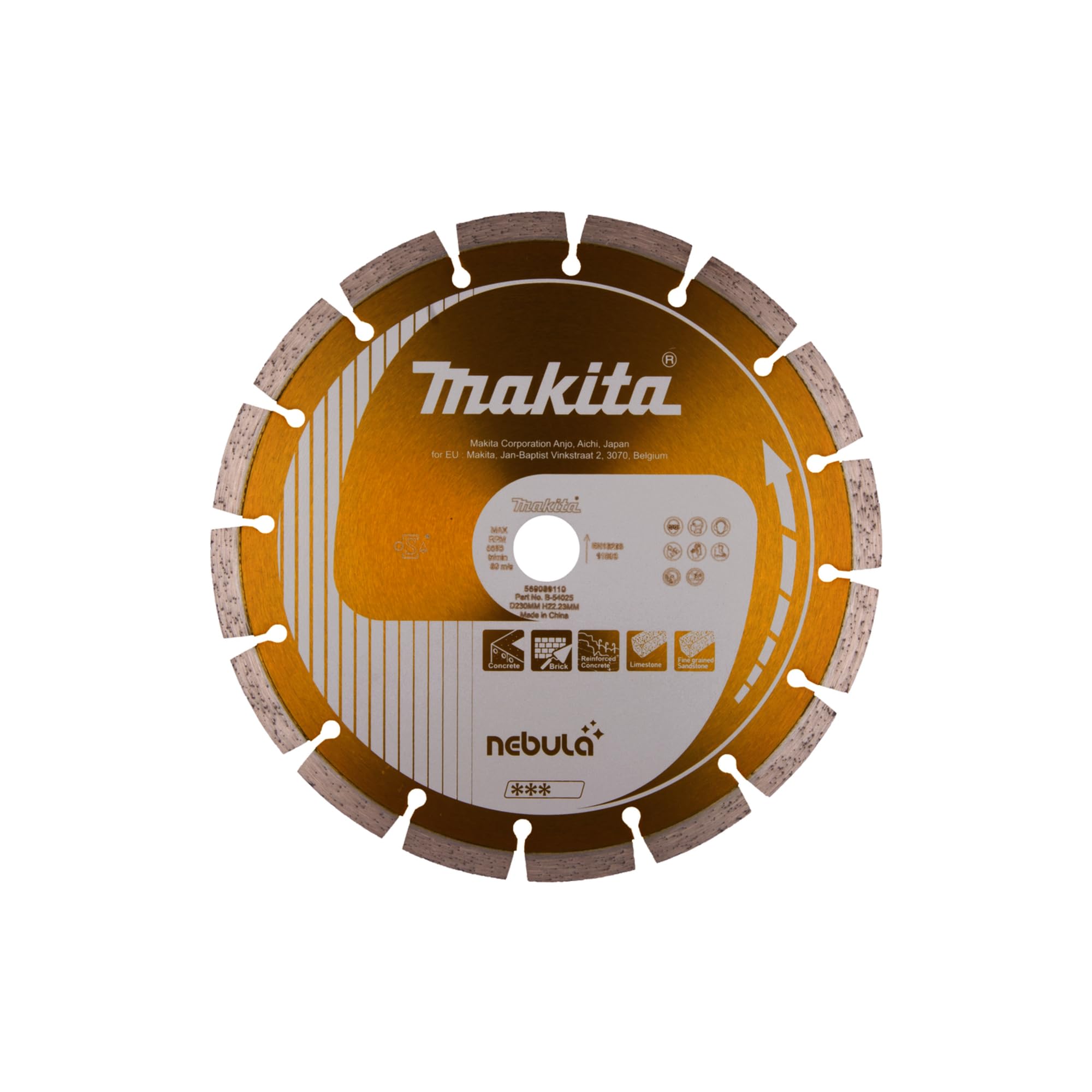 Makita B-54025 Nebula Segmented Rim