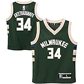 Giannis Antetkounmpo Milwaukee Bucks NBA Kids 4-7 Green Icon Edition Player Jersey