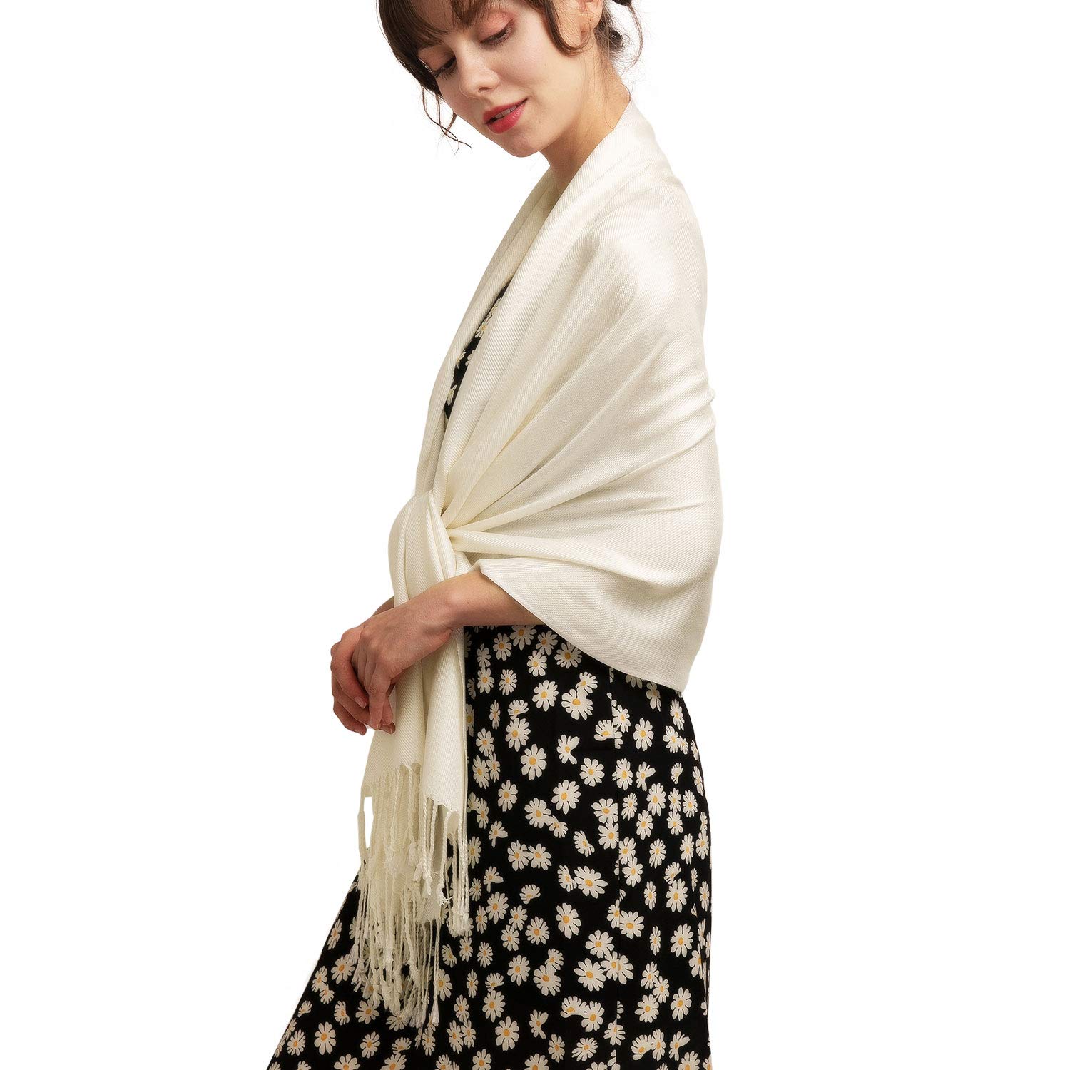 Women Pashmina Scarf Shawl Cashmere Feel Extra Long Bride Bridesmaid Gifts Shawls Wraps for Evening Dresses Women Pashmina Scarf Shawl Cashmere Feel Extra Long Bride Bridesmaid Gifts Shawls Wraps for Evening Dresses