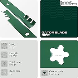 UDC Parts Gator Mulching Blades 403107 46 Inch/Fits
