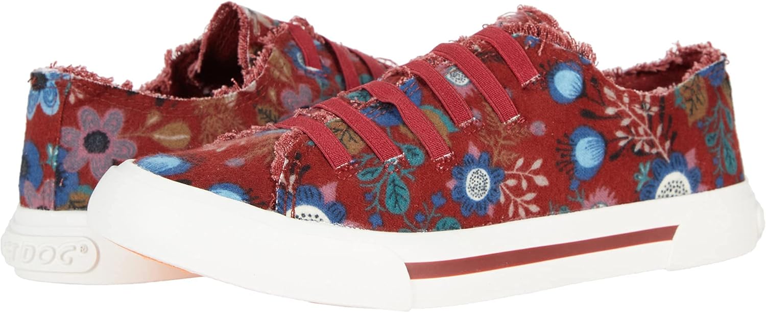 Rocket Dog Women's Jokes Clancy Floral Cotton Sneaker