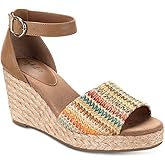 Style & Co. Womens Seleene Faux Suede Wedge Sandals Multi 10.5 Medium (B,M)