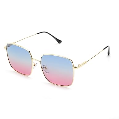 rezi Sonnenbrille Polarisierte Sonnenbrille Pilotenbrille mit Vintage-Stil und Mode-Stil, 4 Stile, UV400 Schutz, für damen un
