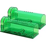 Authenzo Humane Mouse Trap Smart No Kill Mouse Trap Catch and Release, Safe for People and Pet-2 Pack