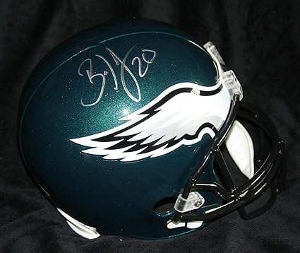 brian dawkins autographed helmet