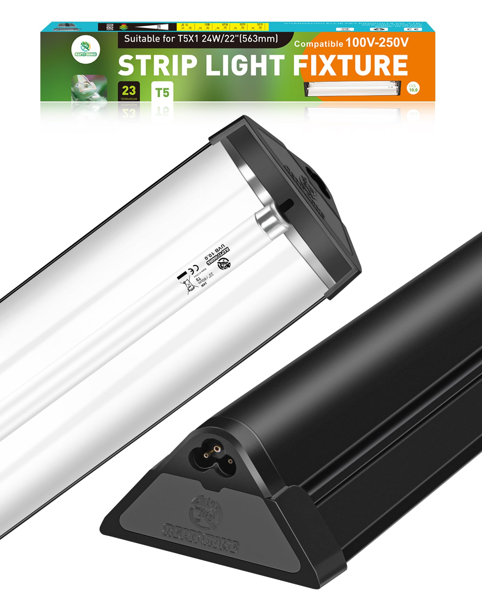 REPTI HOME T5 UVA UVB Reptile Light Combo