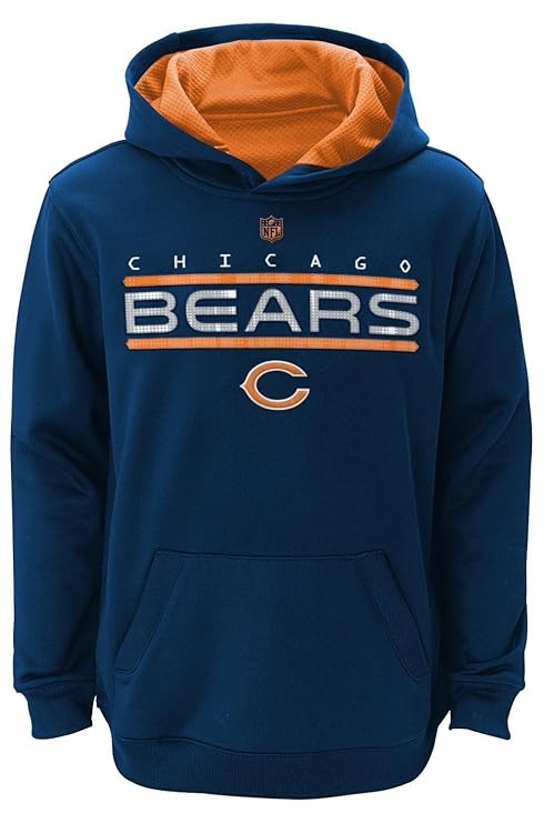 Amazon.com : Outerstuff Chicago Bears Youth NFL Reflect Pullover Hooded ...