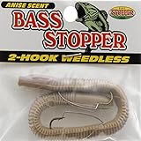 K&E STOPPER LURES BASS STOPPER2-HK WDLS RIG WRM 5.5" / Natural / 1 Pack