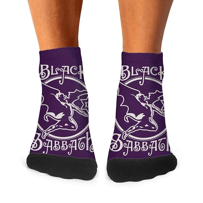 Black Sabbath Logo Men Training Socks Breathable Novelty #workout #socks #mens Black Sabbath Logo Men Training Socks Breathable Novelty