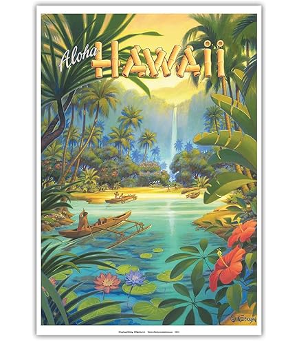Amazon.com: Aloha Waikiki - Surfing - Diamond Head - Oahu