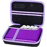 Lebakort Storage Case Compatible with YOTON 10.5'' / DBPOWER 11.5" / SQQBZZ 11.5" / ieGeek 11.5" Portable DVD Player (Black+ Purple Case)