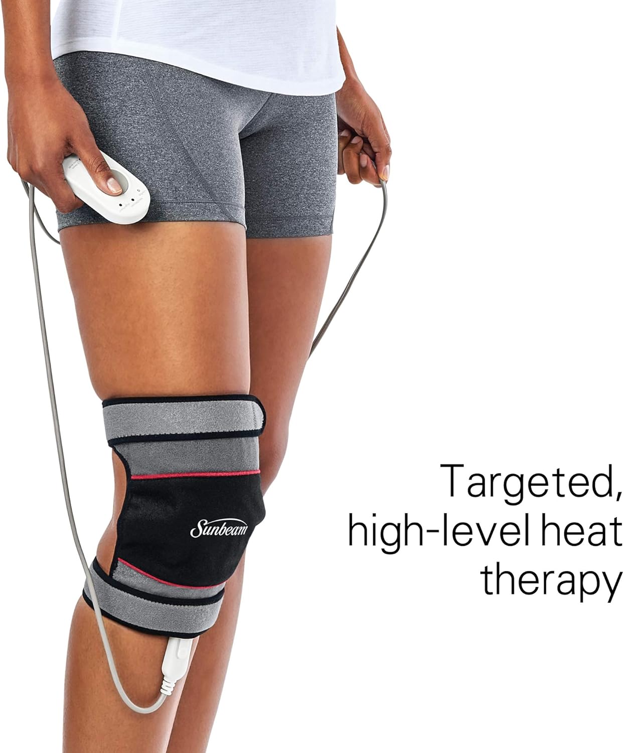 Sunbeam Flextemp Joint Wrap for Pain Relief Hot & Cold Therapy for Elbow or Knees Heating Pad With 3 Heat Settings & 2 Hour Auto-off: Health & Personal Care