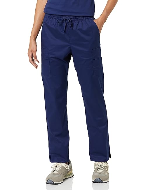 Amazon Essentials Women's Quick-Dry Stretch Scrub Pants (Available in Plus Size), Dark Blue, X-Large