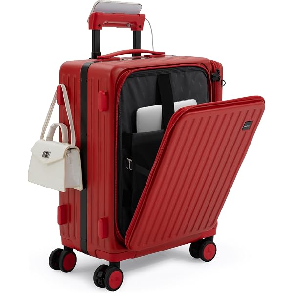 Amazon.com | Nobl Travel Zipperless Check In Suitcase - Aluminum