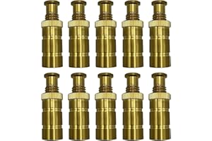 Poolzilla Pool Safety Cover Brass Anchors for Concrete and Pavers - 10 Pack - Universal Fit