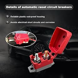 Suvnie 2 PCS DC 12V-24V Automatic Reset Circuit