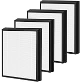 T356 Replacement Filters Compatible with Trucozie T356 Air Purifier, 3-IN-1 High-Efficiency Filtration System, 4 Pack