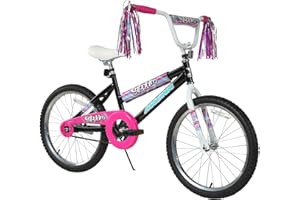 Dynacraft Magna Sapphire Bike - Sturdy Steel Frame, Front and Rear Hand Brakes, Adjustable Seat, Kickstand - Ideal for Ages 6-10, Perfect for Outdoor Riding