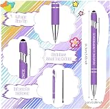Firtink 10 Pcs Inspirational Quote Pens with Stylus Tip Black Ink Metal Pens view 7