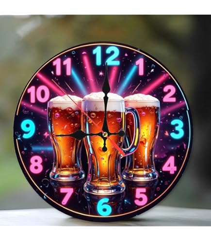 Amazon.com: HENNESSY beer and ale cerveza wall clock : Home & Kitchen