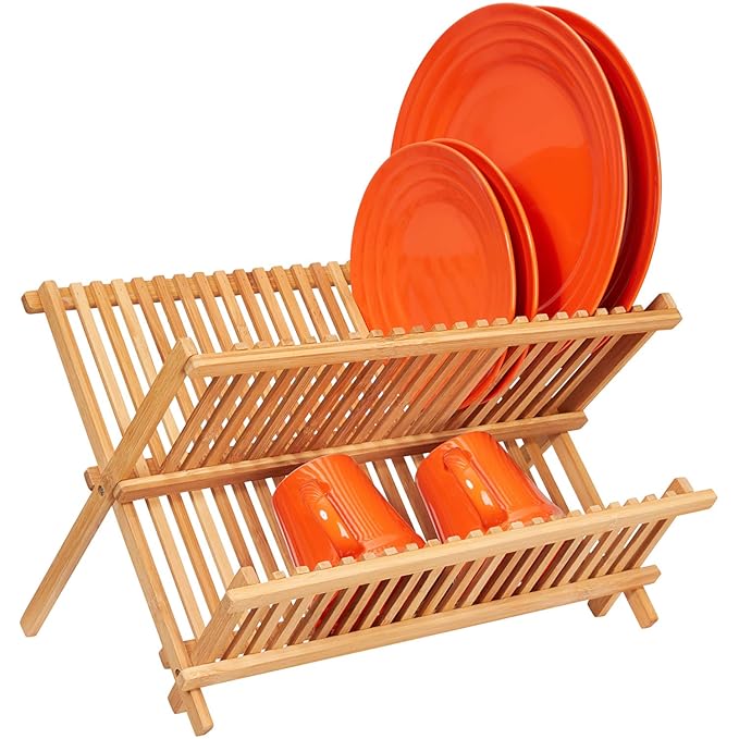 Home Intuition Collapsible Bamboo Dish Drying Rack Review