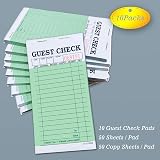 WeiLife 10pk Carbonless Guest Check Pads Waitress Restaurant Order Forms 500 view 4