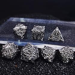 HAOMEJA Metal Polyhedral Dice Leaf Vine Set DND