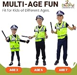 Cheerful Children Toys Police Costume 10 Pcs Set Vest Hat Accessories view 4