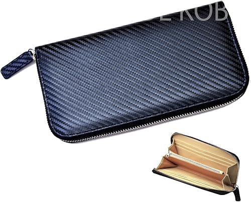 Amazon メンズ 長財布 ラウンドファスナー カーボンタイプ 財布 ネイビー ベージュ カーボン仕様 財布 本革 Wallet 長財布 フェイク レザー 長財布 さいふ お財布 紳士 ラウンドジップ 小銭入れ ブランド Vendome メンズ Mens ネイビー ベージュ 並行輸入品