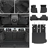 GALVAGNITE Floor Mats for BMW X3 G01 2018-2024, All Weather Floor Mats Trunk Cargo Liner with Backrest Protectors Accessories, Full Coverage Set (Not fit X3 30e)