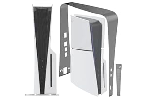 AJKTHGE Dust Cover Net for PS5 Slim Console (Long Version), PS5 Slim Heatsink Barrier Pets Hair Anti-dust Cover Dustproof for PlayStation 5 Slim Optical Drive Version/Digital Version Accessories.(Black)