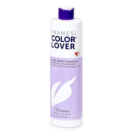 Amazon Com Framesi Color Lover Volume Boost Shampoo 16 9 Fl Oz Sulfate Free Shampoo Color Treated Hair Premium Beauty