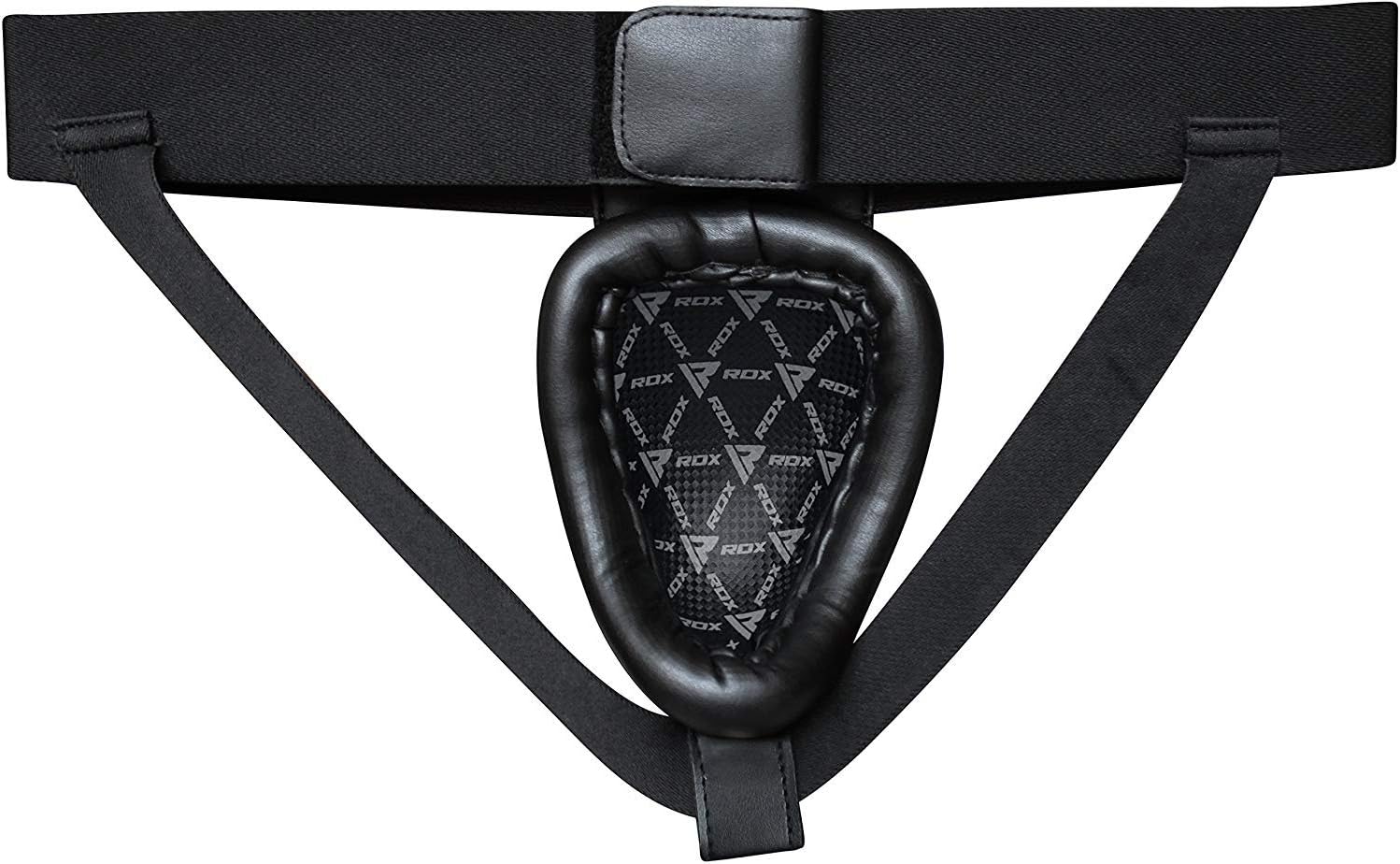 RDX Groin Protector for Boxing, Muay Thai, Kickboxing and MMA Fighting, Maya Hide Leather Abdominal Guard for Martial Arts Training, Men Jockstrap Abdo Gear for Taekwondo, Sparring and Grappling : Sports & Outdoors
