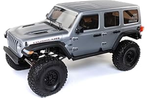 Axial RC Truck 1/6 SCX6 Jeep JLU Wrangler 4WD Rock Crawler RTR (Batteries and Charger Not Included): Silver, AXI05000T2