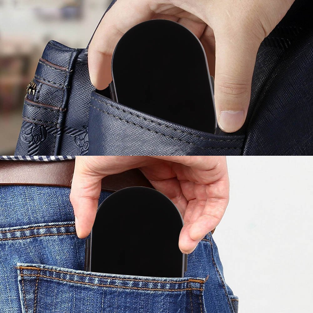 Bluetooth Headphones Wireless - XIAOWU Dual Wireless Earphones Bluetooth Earbuds Mini Stereo Bluetooth Headset with Built-in Mic and Charging Case for iPhone 8 7 Plus Samsung iPad Android (UK-K5S-metallic)