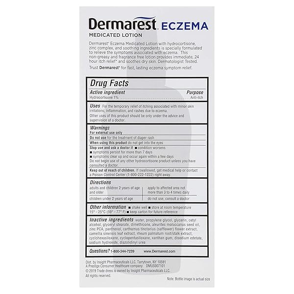 DERMAREST ECZEMA MEDICATED LOTION, 4 FL OZ (PACK OF 1)