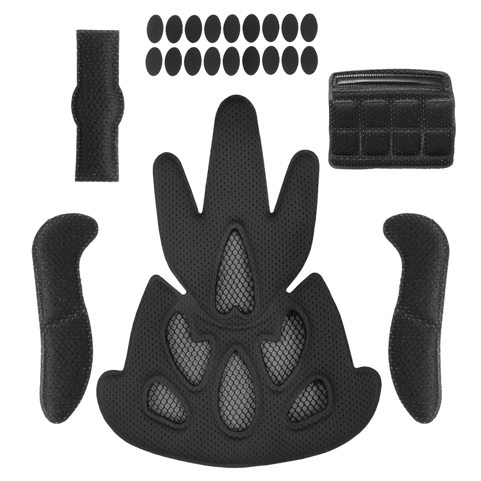 BESPORTBLE Helmet Padding Replacement Accessories - Bike Accessories Jewelry 23pcs Helmet Padding Kit Replacement Sponge Pads Anti Insert Cycling Pad