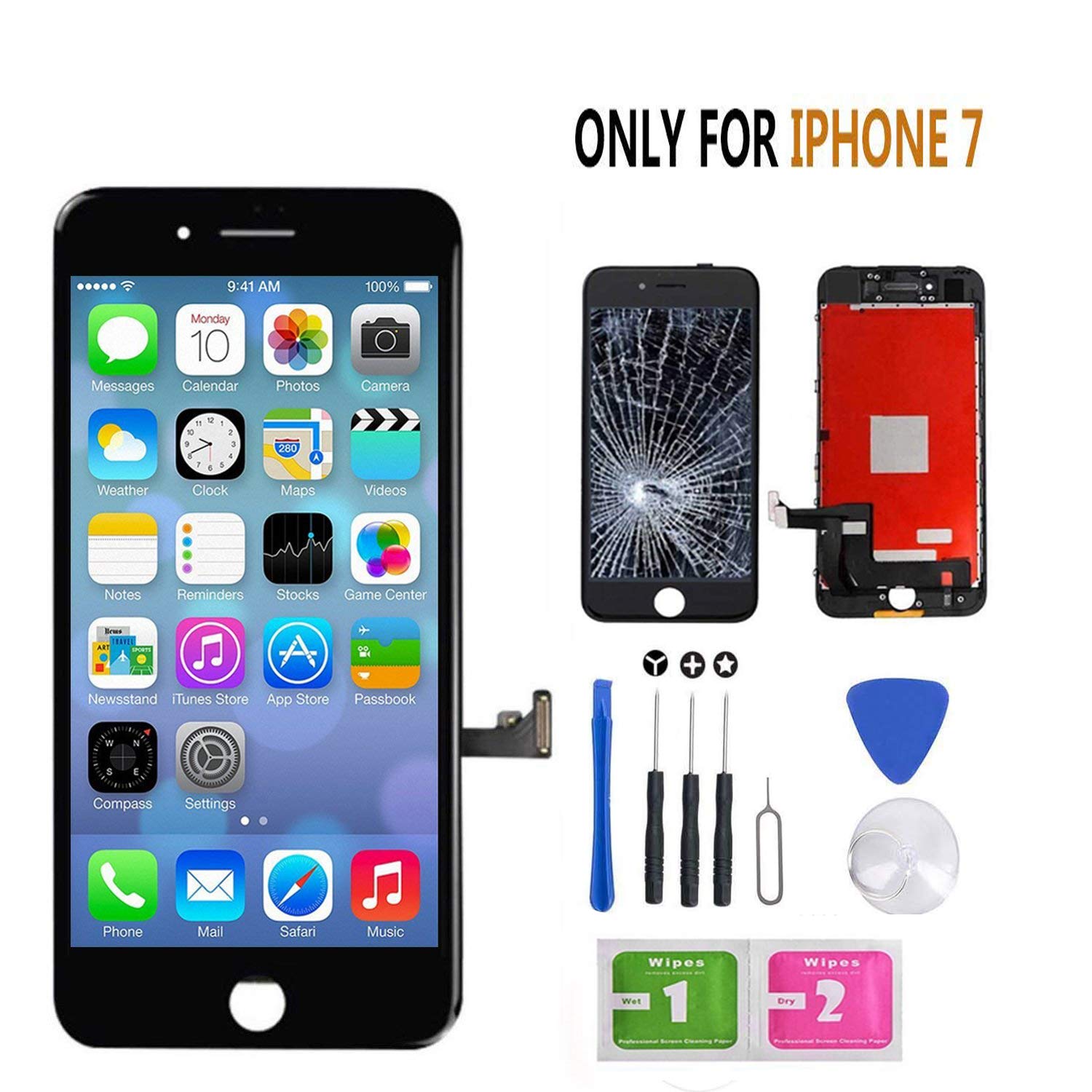 Iphone Schermo Nero Con Rotella Che Gira