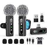 USB C Lavalier Microphone Wireless Mini Mic for