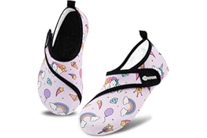 VIFUUR Kids Water Shoes Girls Boys Quick Dry Aqua Socks for Beach Swim Outdoor Sports