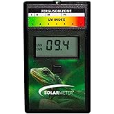 Solarmeter Model 6.5R Reptile UV Index Meter, Handheld Digital Radiometer for Measuring Ultraviolet Light, Measures 280-400 nm with Range from 0-199.9 UV Index, Made in USA, ABS Polymer, Black